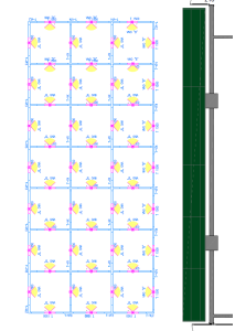 Estratto della planimetria di progetto